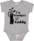 inktastic I'm Grandpa's Lil' Caddy- Golf for Kids Baby Bodysuit