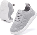 MORENDL Toddler Wide Toe Box Barefoot Shoes Baby First Walking Shoes Boys Girls Non-Slip Zero Drop Minimalist Sneakers