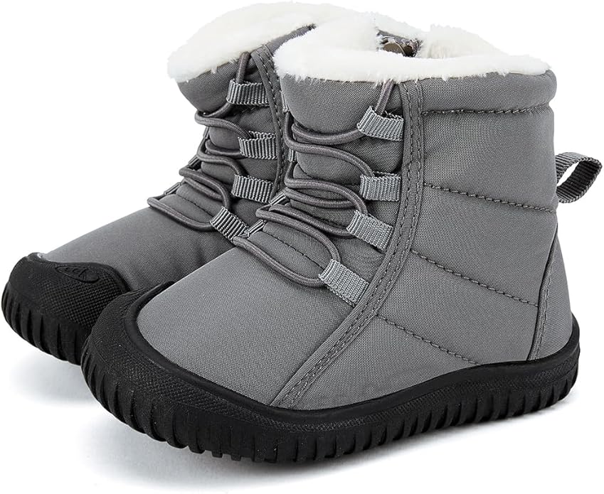 BMCiTYBM Toddler Baby Snow Boots Winter Shoes Boys Girls Cold Weather Baby Faux Fur Shoes