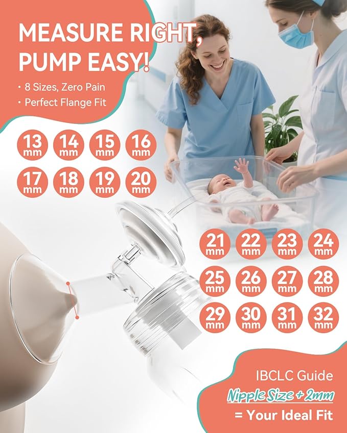 Breast Pump Parts Compatible with Spectra S1,S2,S9 Plus, Replacement Kit for Spectra Pump Parts 2PC Include 30 mm Flange, Duckbill Valve, Tube,Bottle, Backflow Protector, Not Original Accessorie