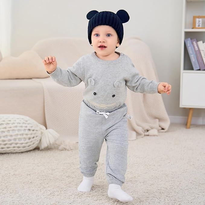 Toddler Boy Winter Beanie Baby Knit Hat Warm Girl Beanies Newborn Cute Hats for Kids