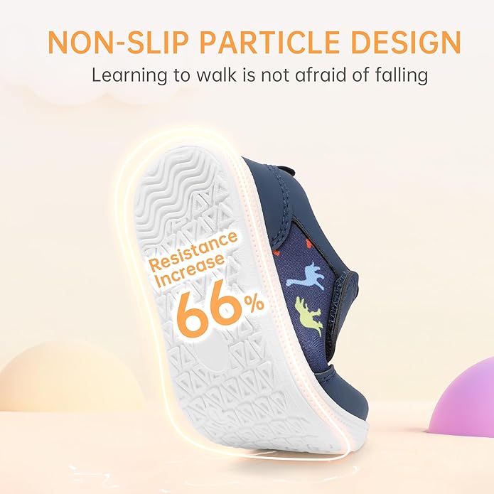 Toddler Wide Toe Box Barefoot Shoes Boys Girls Zero Drop,Baby First Walking Shoes Glitter Little Kids Sneakers Non-Slip Preschool Running Tennis Canvas Casual Preschool Outdoor Activities