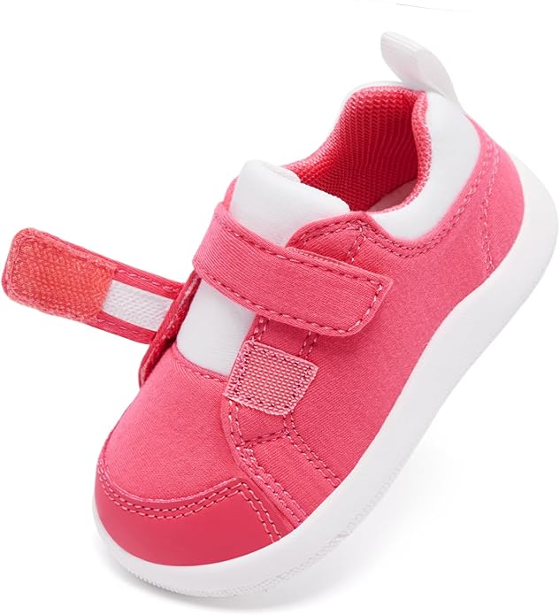 MORENDL Wide Toe Box Shoes Toddler Barefoot Shoes Baby Walking Shoe Boy Girl Non-Slip Zero Drop Minimalist Sneakers Comfort Tennis Outdoor Activities