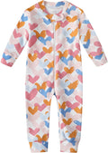 Owlivia Organic Cotton Baby Boy Girl Zip up Sleep 'N Play Pjs, Footless, Long Sleeve