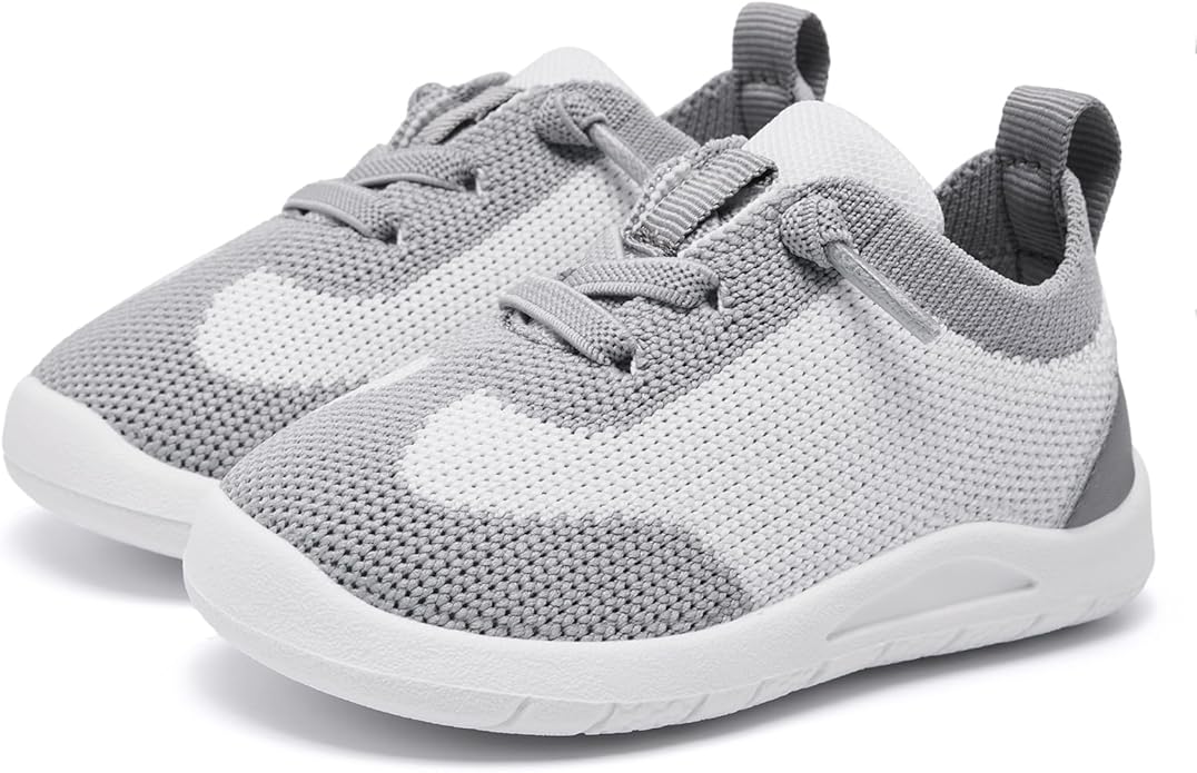 MORENDL Toddler Shoes Baby Walking Sock Shoes Infant Sneakers 0-4 Years Boy Girl Barefoot Tennis Shoe Non-Slip Brethable