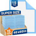 Bed Pads Disposable 40"X60" Chucks Pads Oversized Underpads with 200 Gram, Super Absorbent Pee Pads Disposable Mattress Pads Incontinence Pads for Adults, Elderly, Pets [100x150CM, 30pcs]