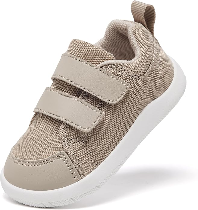 MORENDL Wide Toe Box Shoes Toddler Barefoot Shoes Baby Walking Shoe Boy Girl Non-Slip Zero Drop Minimalist Sneakers Comfort Tennis Outdoor Activities