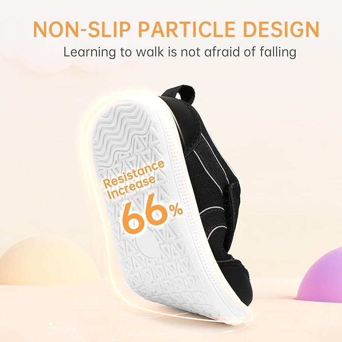 Toddler Wide Toe Box Barefoot Shoes Boys Girls Sneakers Kids Tennis Shoes Preschool Non Slip Lightweight Comfortable First Walking Shoes Running Outdoor Activities