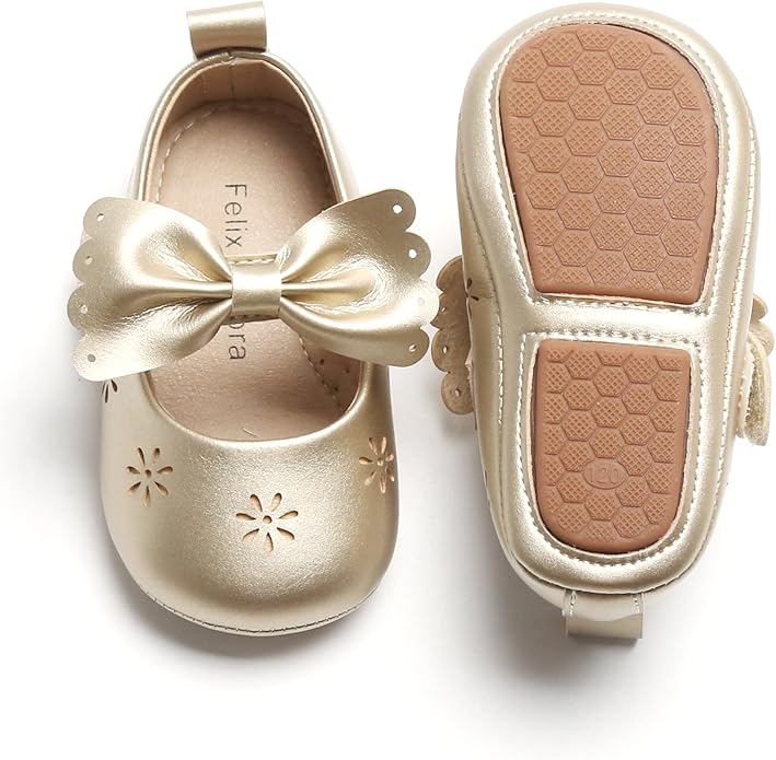 Soft Sole Baby Shoes - Infant Baby Walking Shoes Moccasins Rubber Sole Crib Shoes