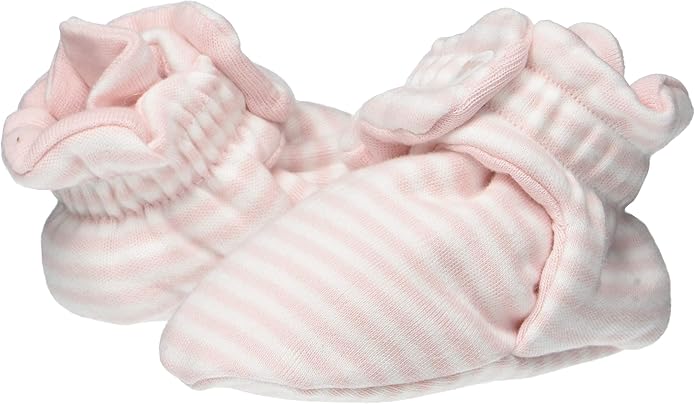 Burt's Bees Baby Unisex Booties Organic Cotton Newborn Essentials Shoes for Infants