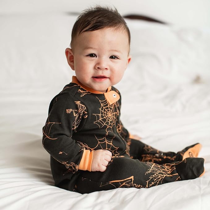 Burt’s Bees Baby Boys' One-Piece Sleep and Play 100% Organic Cotton PJs
