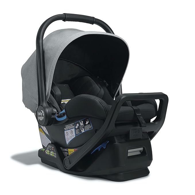 Baby Jogger City Go 2 Infant Car Seat, Pike Exclusive Includes Leatherette Handlebar and Premium Fabrics for a Safe and Comfortable Ride from Day One