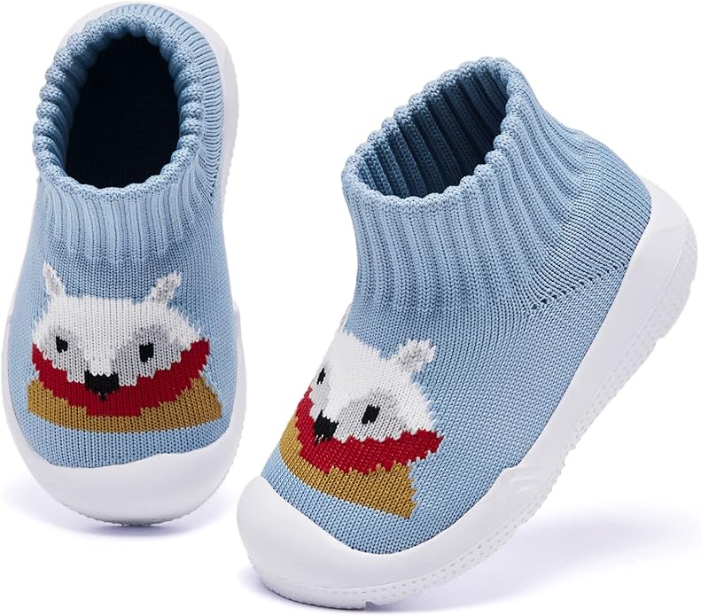 MORENDL Toddler Sock Shoes Baby Walking Shoes Infant Slippers Boys & Girls Non-Slip Sneakers