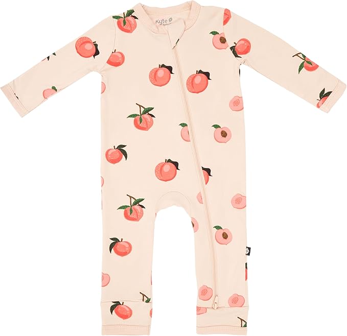KYTE BABY Unisex Rayon Made From Bamboo Zippered Rompers 0-24 Months