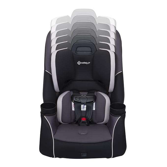 Safety 1st Crosstown Slim All-in-One Convertible Car Seat, City Storm