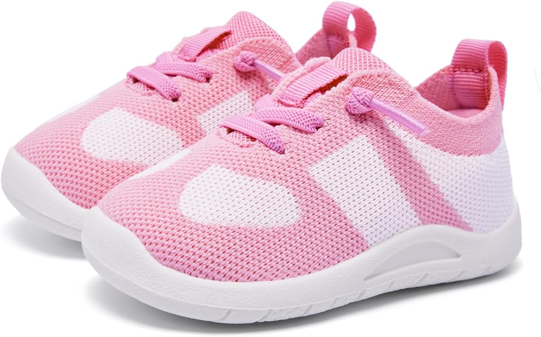 MORENDL Toddler Shoes Baby Walking Sock Shoes Infant Sneakers 0-4 Years Boy Girl Barefoot Tennis Shoe Non-Slip Brethable
