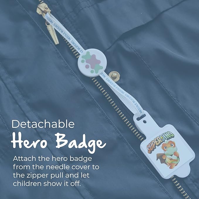A Syringe Clip On to Disguise The Syringe and Scary Needle. Ideal for Use with Kids Who Have an Aversion to Getting Injections. Provides Relief for Childhood Injection Fear