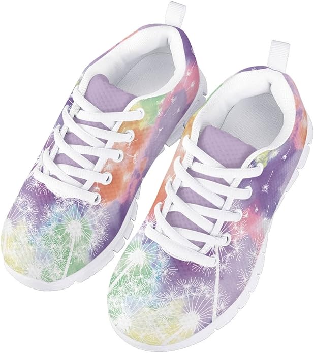 MARSVOVO First Shoes for Walking Boy Girl Athletic Lightweight Flexible Lace-up Breathable Running Shoes Casual Classic Comfortable Non Slip Play Sport Learning to Walk Toddler Girl Sneakers