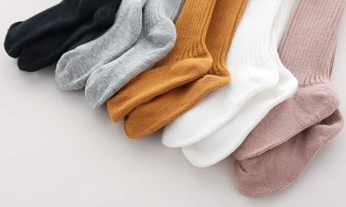 CECORC Baby Girls Tights Toddler Cable Knit Leggings Thick Cotton Infant Stockings Pantyhose 1-10T