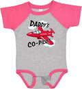 inktastic Daddys Co-Pilot for Fathers Day Baby Bodysuit