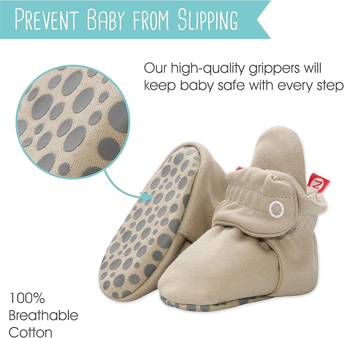 Zutano Organic Baby Booties Newborn Infant, Lost Baby Socks Solution, Unisex, Girl, Boy, 0-3, 3-6, 6-12, 12-18, 18-24 Months