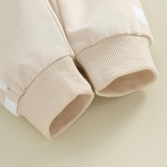 Fernvia Toddler Baby Girl Clothes 3 6 9 12 18 24 Months Fall Outfits Solid Long Sleeve Sweatshirt Tops + Pants Set