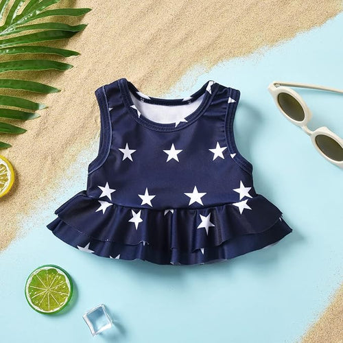 Aalizzwell Toddler Baby Girl Bathing Suit Two Piece Swimsuit Bikini Beach Wear