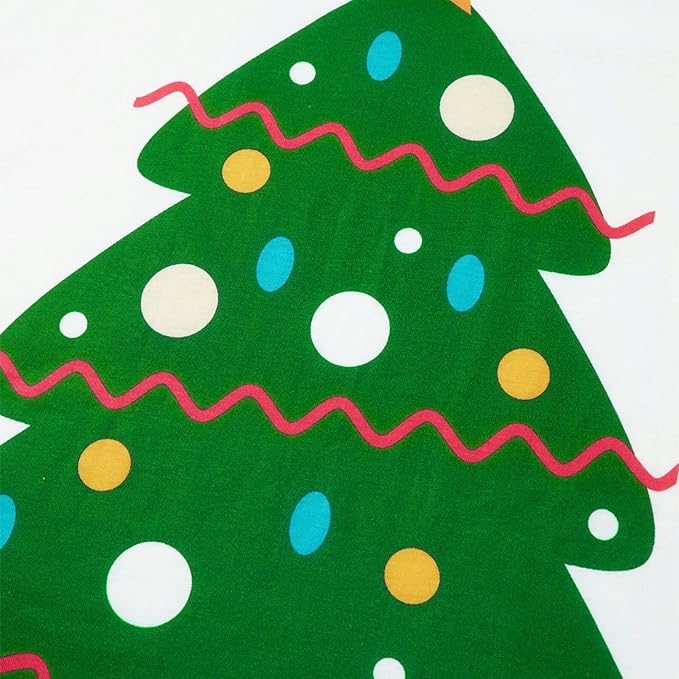 Awoscut Christmas Family Matching Pajamas Christmas Pjs Holiday Nightwear Sleepwear Sets Long Sleeve Pjs