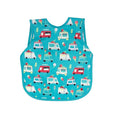 BapronBaby Ice Cream Truck Bapron - No Neck Tie Safer Bib for Baby & Toddler - Soft Waterproof Stain Resistant - Machine Washable - Sz Preschool 3-5yrs