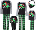 Awoscut Christmas Family Matching Pajamas Christmas Pjs Holiday Nightwear Sleepwear Sets Long Sleeve Pjs