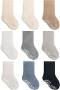 Toddler Socks Unisex Baby Baby Crew Cotton Cuff Socks for Infant Girls Stocking Stuffer for Kids 0-36 Months