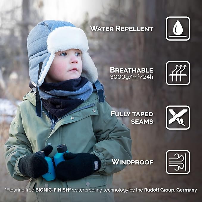 JAN & JUL Waterproof Winter Hat for Babies and Kids