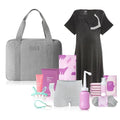 Frida Mom 30pc Pre-Packed Hospital & Diaper Bag Essentials Gift Set, Includes Labor, Postpartum, & Newborn Grooming Kit in One, Easy to Organize with Removable Toiletry Bags, & Suitcase Strap