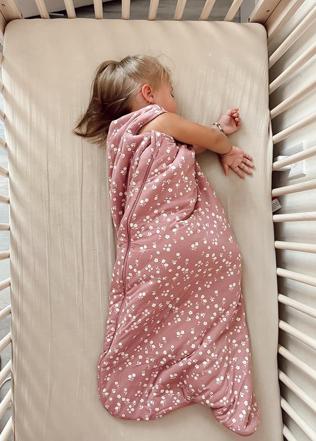 GUNAMUNA günamüna Unisex Baby, Toddler Wearable Blanket, Sleeping Bag Bamboo Rayon, Sleep Sack with Diaper Zipper, 2.6 TOG