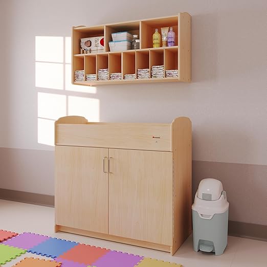 Foundations Mini Hands-Free Diaper Pail with Airtight Lid - Durable & Odorless Diaper Disposal, Large Capacity, Holds up to 30 Newborn Diapers, Refill with Any Bags - Green