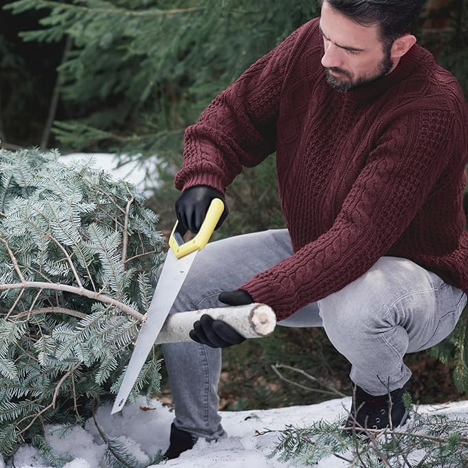 KAYGO Winter Waterproof Work Gloves for Men and Women, 3 Pairs Thermal Insulated Freezer Rubber Coated Gloves,Super Grip,KG160, S, Black,