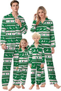 Schbbbta Family Matching Pajamas Holiday Sleepwear Long Sleeve Pjs Sets