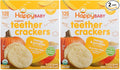 Happy Baby Organic Mango & Pumpkin Teether Crackers 12 Count, 1.7 OZ (Pack of 2)