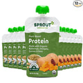 Sprout Organic Baby Food Pouches Stage 3 Plant Powered Protein, Butternut Chickpea Quinoa and Dates, 4 Ounce Pouches (Pack of 12)