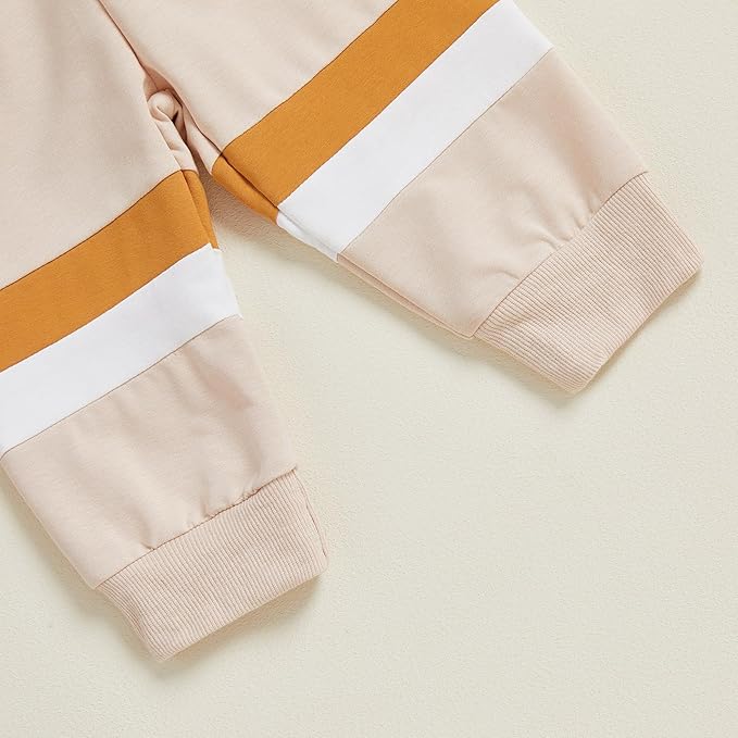 Fernvia Toddler Baby Girl Clothes 3 6 9 12 18 24 Months Fall Outfits Solid Long Sleeve Sweatshirt Tops + Pants Set