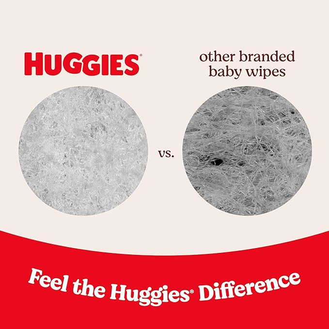 Huggies Skin Essentials Baby Wipes, Hypoallergenic, 99% Water, 15 Flip Top Packs (840 Wipes Total)