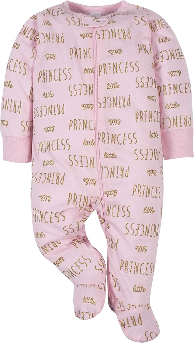 Gerber Baby Girls 4 Pack Sleep 'N Play Footie