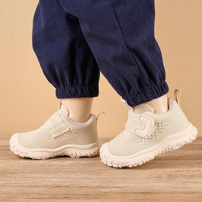 Newsonet Baby Shoes Boys Girls First Walking Breathable Non Slip Walker Sneakers Soft Sole 6 9 12 18 20 24 Months