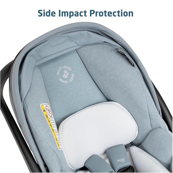 Maxi-Cosi Zelia™ Luxe 5-in-1 Modular - Baby Travel System Car Seat and Stroller, Infant Car Seat and Stroller Combo, Baby Car Seat and Stroller Combo in New Hope Grey