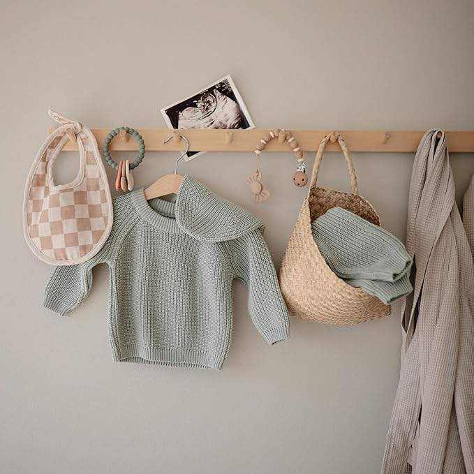 FRIGG Lucky Symmetrical SilkySoft Silicone Baby Pacifier | Made in Denmark | BPA-Free (Cream/Blush, 6-18 Months)
