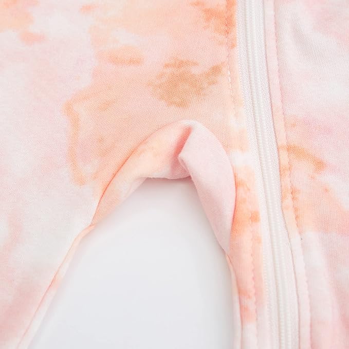O2 BABY Baby Boys Girls Organic Cotton Zip-Front Sleeper Pajamas, Footed Sleep 'n Play