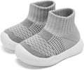 Eashi Baby Boy Girl Non-Skid Indoor Infant Walking Shoes Breathable Warm Elastic Sock Shoes with Memory Sole Protect Toes Outdoor Sneakers