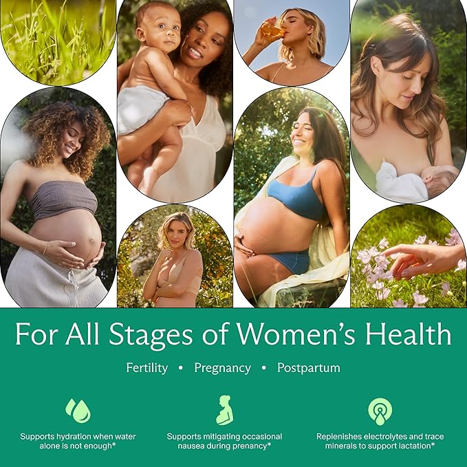 Needed. Hydration Support with Electrolytes & Trace Minerals – Electrolytes for Pregnancy & During Lactation - 30 Hydration Packets Lightly Sweetened with Real Fruit, Variety