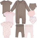 Gerber unisex-baby 9-piece Baby Gift Set for Newborn Boys & Girls – Premium Cotton Baby Essentials Layette Set