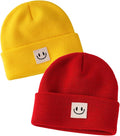 FURTALK Baby Beanie Cute Toddler Winter Hat Knit Boys Girls Warm 2 Pack Kids Embroidered Beanies Cap for 0-8 Years